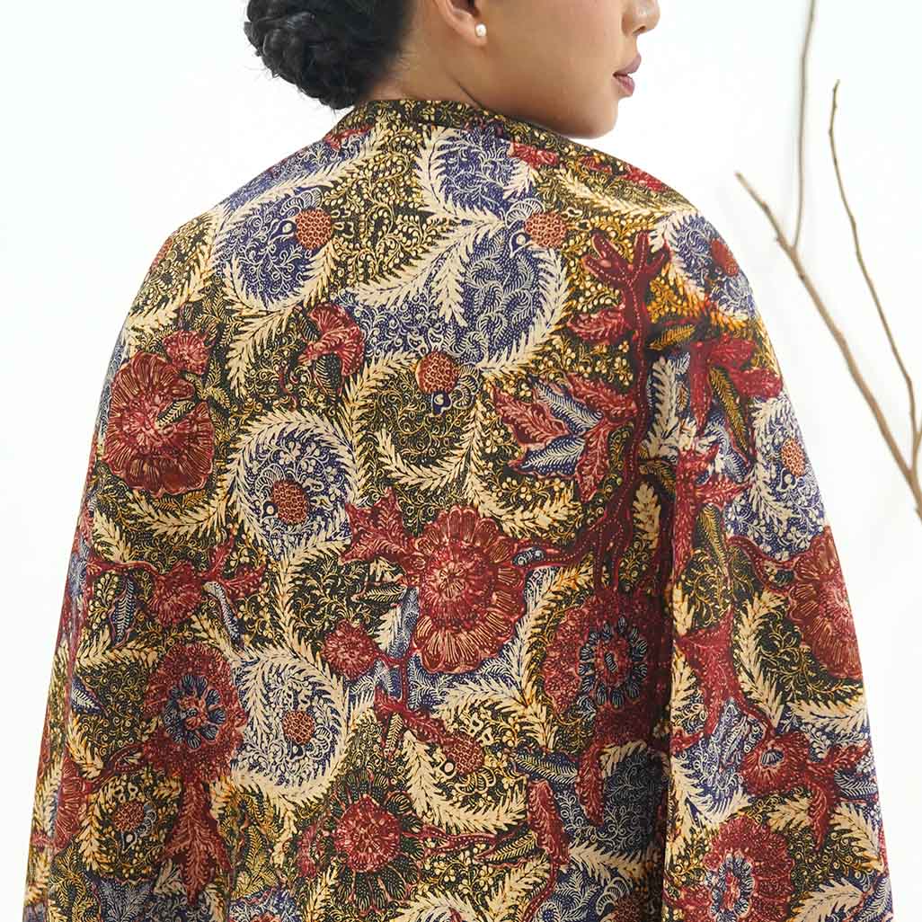 Kain Tiga Negri Bunga Seruni Sekar Jagad