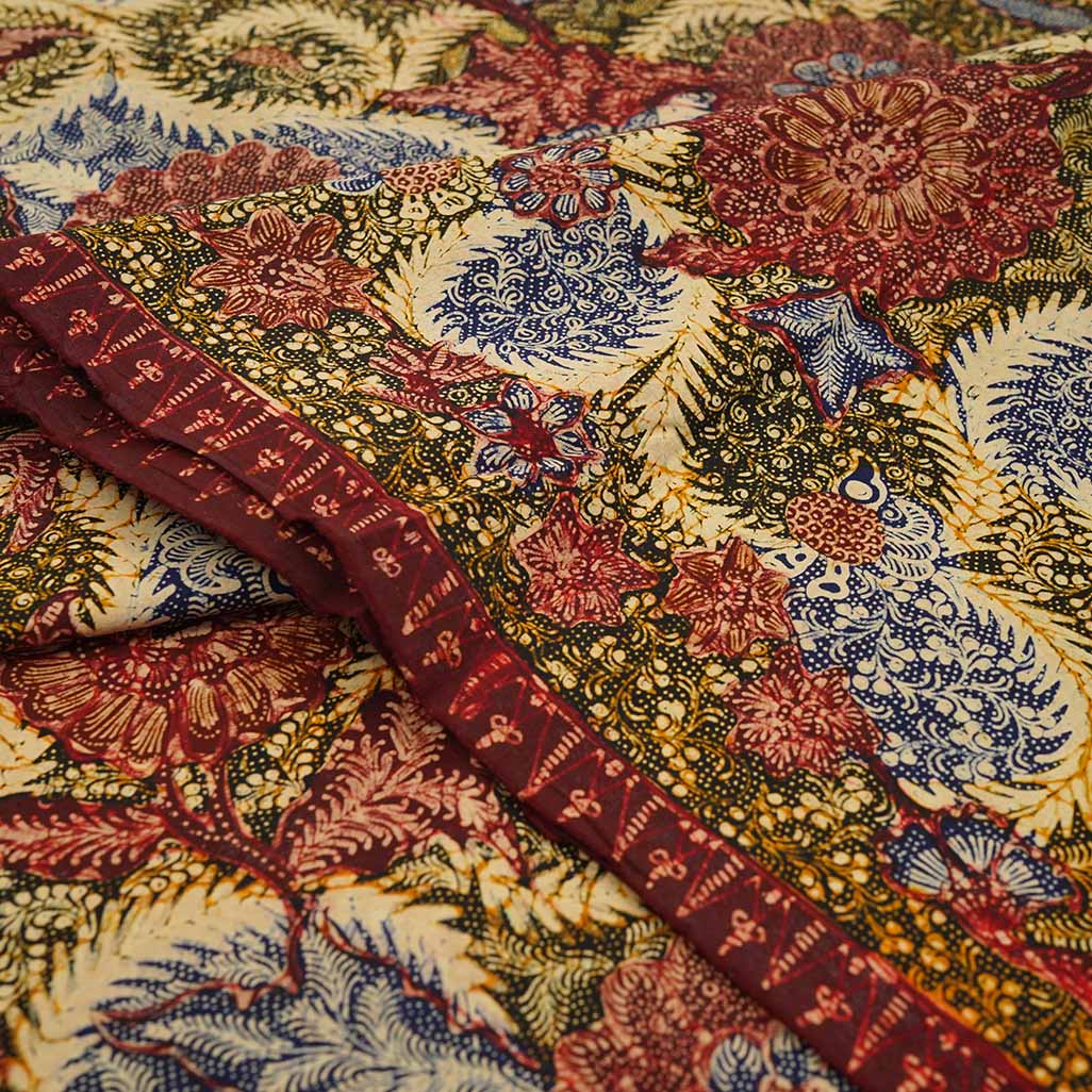 Kain Tiga Negri Bunga Seruni Sekar Jagad